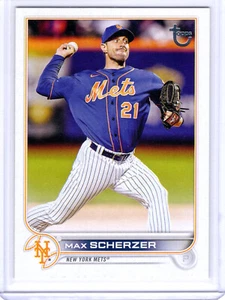 2022 Topps Update Baseball MAX SCHERZER No. US1 VINTAGE STOCK #/99! NY METS! - Picture 1 of 2