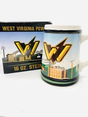 West Virginia Power 16 Oz Beer Stein WV POWER SGA BEER STEIN, MUG ORIG BOX - Image 1 of 4