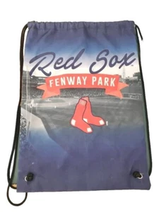 MLB BOSTON RED SOX Cinch Sack Bag Drawstring Backpack Fanhood Fenway Park - Picture 1 of 6