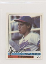 1988-89 Venezuelan Winter League Stickers Willy Flores #79