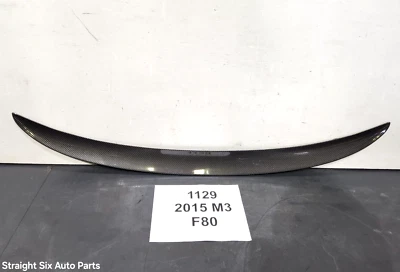 ✅ Alerón labial trasero de fibra de carbono CF para maletero BMW F30 F80 M3 12-18 OEM genuino Foto 1 de 4
