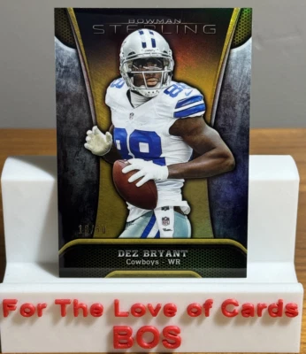 2013 Bowman Sterling DEZ BRYANT Gold Refractor /50 - #9 - Image 1 of 4