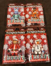 Five Nights at Freddy's Santa Freddy Snow Chica Nutcracker Foxy Elf Bonnie Lot
