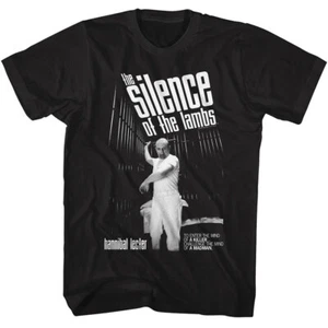 Silence Of The Lambs Movie To Enter The Mind Of A Killer Hannibal Men's T Shirt - Picture 1 of 3