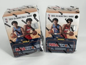 (TWO) 2023-24 Panini NBA Hoops Basketball Blaster Box Cards - Picture 1 of 3