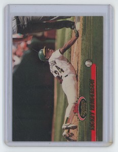 1993 Stadium Club Rickey Henderson Oakland Athletics #558