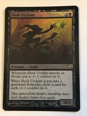 Dusk Urchins Foil X1 Shadowmoor NM Condition See Front/back Pics - Image 1 of 2