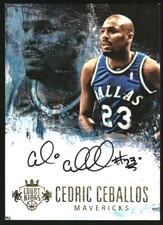 2014-15 Court Kings Autographs #CKCC Cedric Ceballos /149