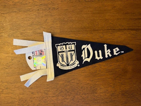 Collegiate Pacific Wool Felt Pennant NCAA Duke Blue Devils Cover
