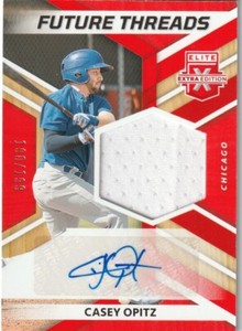 CASEY OPITZ 2022 PANINI ELITE EXTRA EDITION FUTURE THREADS SIGNATURES 190/199