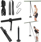 Cable Pulley System Home Gym, Fitness Gym Equipment for Home with Straight Bar,
