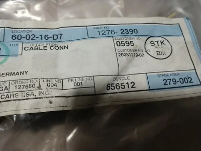 NEW OE Saab 9-3 Halogen Headlight Wiring Repair Harness 12762390 2003 to 2007 - Image 1 of 2