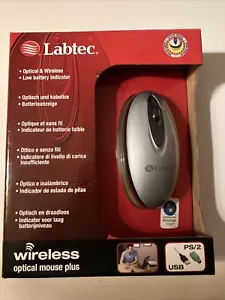 Labtec Optical Wireless Office Mouse with USB/PS2 Adapter - Amiga Compatible! - Picture 1 of 6