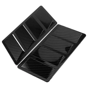 2 Pcs Hood Air Outlet Car Bonnet Vent Cover Universal Vents Decals - Picture 1 of 12