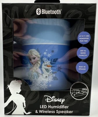 Disney Frozen LED Humidifier & Wireless Speaker Bluetooth Brand New In Box - Image 1 of 4