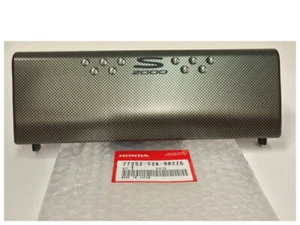 Cubierta de tapa de radio de fibra de carbono genuina Honda OEM S2000 CR 77252-S2A-902ZG JDM - Imagen 1 de 5