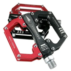 Road Mountain Bike Platform Pedal Flat Aluminum Sealed Bearing Flat Bike Pedal - Picture 1 of 16