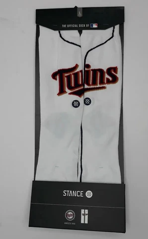 MINNESOTA TWINS MLB STANCE SOCKS SIZE  LARGE 9-12  NEW!! Cover