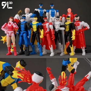 Juguetes de cambio de forma multiarticulados de anime Invincible 2.0 impresos en 3D Superhéroes Invincible 2.0 Acti - Imagen 1 de 33