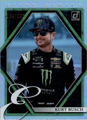 2022 Donruss Elite Series Holographic #15 Kurt Busch /199 - RAC - Image 1 of 2