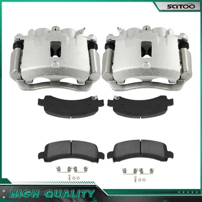 For CHEVROLET EXPRESS 2500 3500 Rear Brake Calipers Ceramic Pads - Image 1 of 4