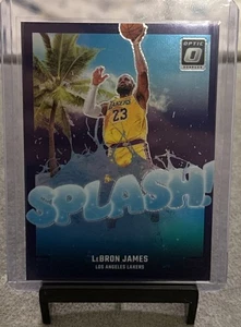 LeBron James 2024-25 Panini Donruss Optic Splash Purple Prizm #5 LA Lakers - Picture 1 of 3