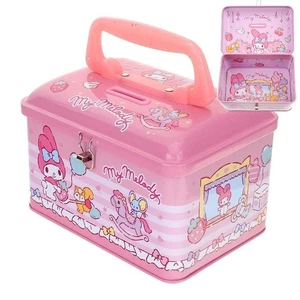 My Melody Coin Cash Bank Still Pippy Money Saving Tin Case Storage Box Kids - Picture 1 of 7