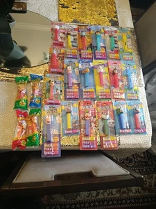 Twenty Three 23 PEZ Dispensers With Candy New Mint Sealed - Bild 1 von 19