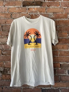 Baseballism Brand Beige Graphic T-Shirt Two-Seam Sunset Size XL - Picture 1 of 7