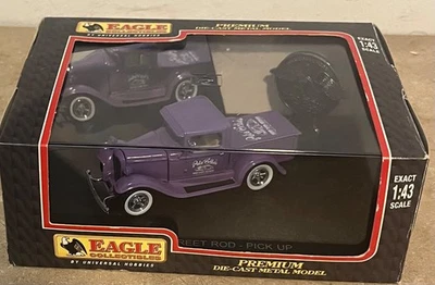 Eagle Collectibles 1:43 Die-Cast Purple  '32 Ford Street Rod-Pick Up - Image 1 of 4