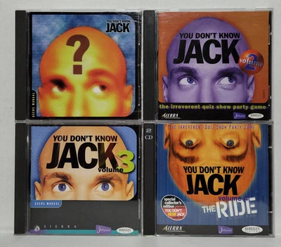 You Don't Know Jack Vol. 1, 2, 3 & 4 the Ride PC (Berkeley Jellyvision, 1995-98) - Image 1 of 4