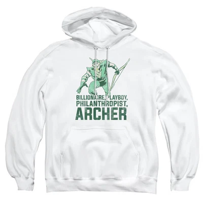 Sudadera con capucha blanca DC Archer para hombre Foto 1 de 4