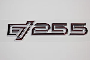 EJ255 Badge Emblem Silver Red for Subaru WRX Forester XT Legacy GT Outback Baja - Picture 1 of 6