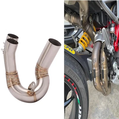 For Ducati Hypermotard 950 950SP 2019-2021 Exhaust Catalyst Connecting Link Pipe - Image 1 of 4