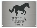 Personalised Stable Door Sign, Horse/Pony 20 x 15cm A5 Plaque
