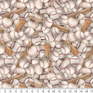 Bates de béisbol empaquetados deportes costura acolchado tela FQ  - Imagen 1 de 3