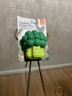 Fofos Veggies Bites Dog Toy, Dog Toy Squeaker, Toy 4.5 Broccoli 🥦