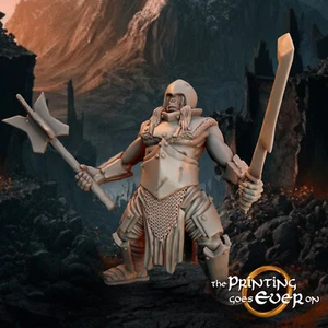 Morthan Orc Berserker B | Print Goes Ever On | RPG Wargaming 3D Printed MESBG - Bild 1 von 1