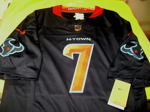 HOUSTON TEXANS MEN Size Large CJ Stroud Blue Jersey NEW NIKE L@@K - Picture 1 of 4