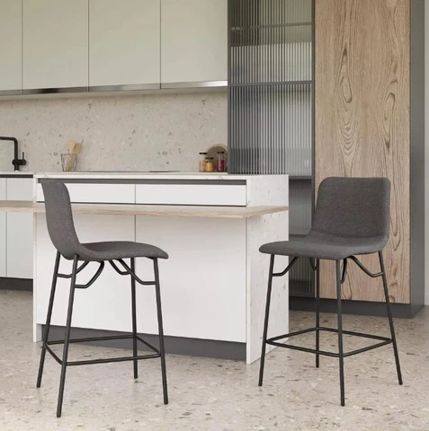Turnbull Counter Height Barstools Dark Gray - Project 62 Cover