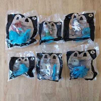 McDonald's 2023 Disney's Little Mermaid Happy Meal Juguetes Juego de 6 #2,3,5,6,7,8... Foto 1 de 4
