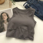 Summer Short I-Word Undershirt Female Beauty Back All-In-One With Bra Pads I Sn?