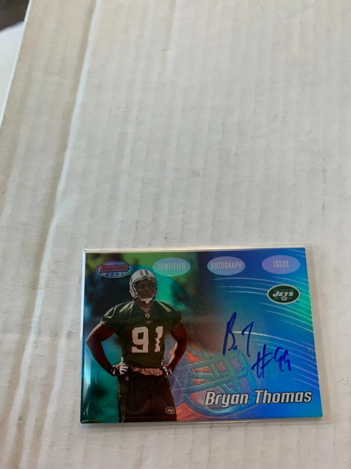 Bryan Thomas 2002 Best Rookie Auto Card #124 - Image 1 of 1