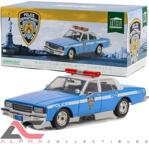 Chevrolet Caprice 19106 19106 1:18 1990 GREENLIGHT (NYPD) DEPARTAMENTO DE POLICÍA DE NUEVA YORK - Imagen 1 de 2