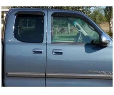 Protectores de lluvia AVS viseras de ventilación 3M cinta adhesiva para Toyota Tundra 2000-2006 cabina extendida Foto 1 de 2