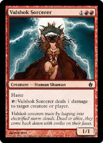 VULSHOK SORCERER FOIL X4 4 4X Fire and Lightning MTG Magic Cards DJMagic - Image 1 of 1