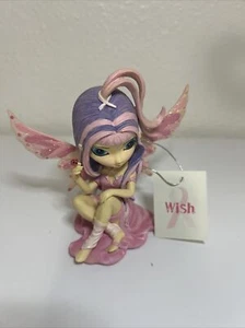 Hamilton Collection Breast Cancer Awareness WISH The Magic Of Hope Fairy Figure - Picture 1 of 5