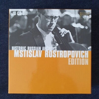 Mstislav Rostropovich: Historic Russian Archives, 10CD, Brilliant Classics, 2005 - Image 1 of 4