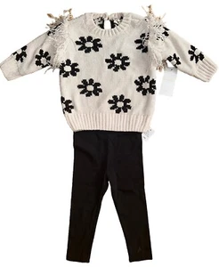 Jessica Simpson Cowboy Girls Country 2-Piece Outfit Leggings Set 12 Months - Picture 1 of 8
