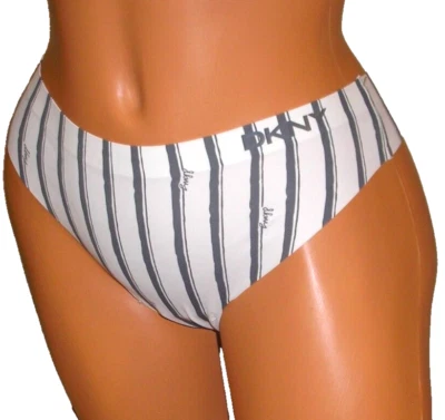 Panties Lingerie DKNY Striped Thong   Small   Adult Gift - Image 1 of 4